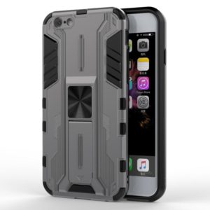 For iPhone SE 2022 / SE 2020 / 8 / 7 Supersonic PC + TPU Shock-proof Protective Case with Holder(Gray) (OEM)