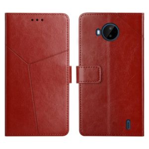 For Nokia C20 Plus Y Stitching Horizontal Flip Leather Phone Case(Brown) (OEM)