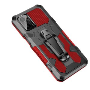 For Xiaomi Mi 11X Armor Warrior Shockproof PC + TPU Protective Case(Red) (OEM)