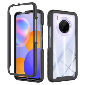 For Huawei Y9a Starry Sky Solid Color Series Shockproof PC + TPU Protective Case(Black) (OEM)