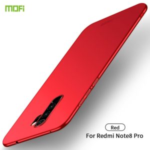 For Xiaomi RedMi Note8 Pro MOFI Frosted PC Ultra-thin Hard Case(Red) (MOFI) (OEM)