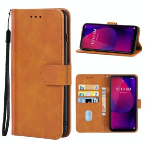Leather Phone Case For Coolpad Suva(Brown) (OEM)