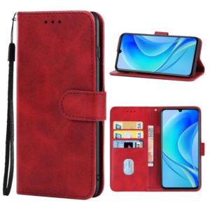 For Huawei nova Y70 Leather Phone Case(Red) (OEM)