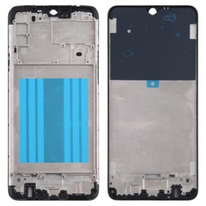 For Samsung Galaxy A20s Front Housing LCD Frame Bezel Plate (Black) (OEM)