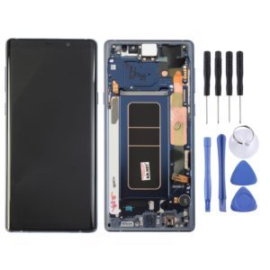 LCD Screen and Digitizer Full Assembly with Frame for Galaxy Note9 / N960A / N960F / N960V / N960T / N960U(Blue) (OEM)