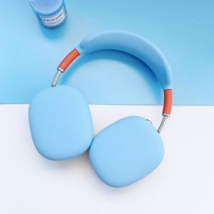 3 in 1 Headset Silicone Protective Case for AirPods Max(Blue) (OEM)