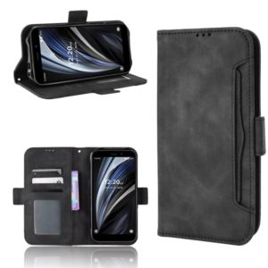 For Oukitel WP12 / WP12 Pro Skin Feel Calf Texture Card Slots Leather Phone Case(Black) (OEM)