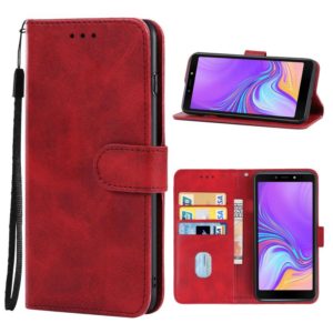 For Tecno Pop 2 Plus Leather Phone Case(Red) (OEM)