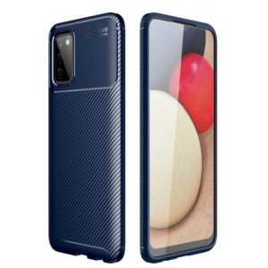 For OPPO Realme X7 Pro Ultra Carbon Fiber Texture Shockproof TPU Case(Blue) (OEM)