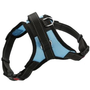 K9 Dog Adjustable Chest Strap, Size: L(Breathable Sky Blue) (OEM)