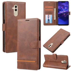 For Huawei Mate 20 Lite Classic Wallet Flip Leather Phone Case(Brown) (OEM)