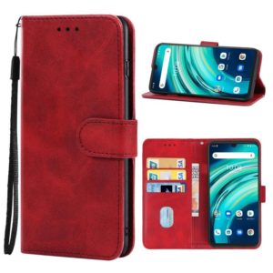 Leather Phone Case For UMIDIGI A9(Red) (OEM)