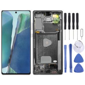 Original LCD Screen for Samsung Galaxy Note20 4G SM-N980 Digitizer Full Assembly With Frame (Silver) (OEM)