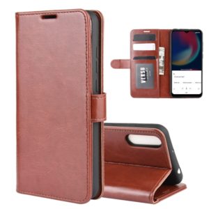 For Wiko view 4/ 4 lite R64 Texture Single Horizontal Flip Protective Case with Holder & Card Slots & Wallet& Photo Frame(Brown) (OEM)
