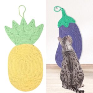 Non-slip and Moisture-proof Scratch Resistant Sisal Cat Scratch Pad(Pineapple) (OEM)
