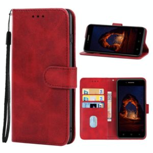 For Tecno P12 Leather Phone Case(Red) (OEM)