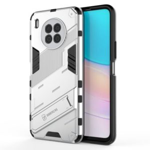 For Huawei nova 8i Foreign Version Punk Armor 2 in 1 PC + TPU Shockproof Case with Invisible Holder(White) (OEM)