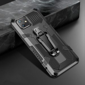 For iPhone 11 Pro Machine Armor Warrior Shockproof PC + TPU Protective Case(Black) (OEM)