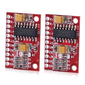 2 PCS LandaTianrui LDTR-WG0126 3W Audio Amplifier Board (Red) (OEM)