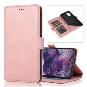 For Samsung Galaxy S20 Plus 5G Retro Magnetic Closing Clasp Horizontal Flip Leather Case with Holder & Card Slots & Photo Frame & Wallet(Rose Gold) (OEM)