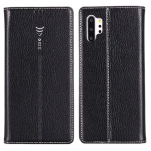 For Galaxy Note 10+ GEBEI PU+TPU Horizontal Flip Protective Case with Holder & Card Slots(Black) (GEBEI) (OEM)