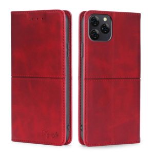 For Blackview A95 Cow Texture Magnetic Horizontal Flip Leather Phone Case(Red) (OEM)