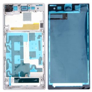Front Housing LCD Frame Bezel Plate for Sony Xperia Z1 / C6902 / L39h / C6903 / C6906 / C6943(White) (OEM)