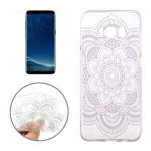For Galaxy S8 Lotus Full Flower Pattern Transparent TPU Protective Case (OEM)
