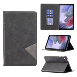 For Samsung Galaxy Tab A7 Lite SM-T220/SM-T225 Rhombus Texture Horizontal Flip Magnetic Leather Case with Holder & Card Slots(Black) (OEM)