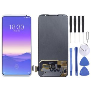 Original LCD Screen for Meizu 16XS with Digitizer Full Assembly(White) (OEM)