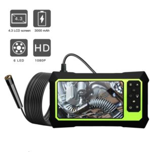 8mm 1080P IP68 Waterproof 4.3 inch Screen Dual Camera Digital Endoscope, Line Length:2m (OEM)