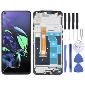 LCD Screen and Digitizer Full Assembly with Frame for OPPO Realme Narzo (OEM)