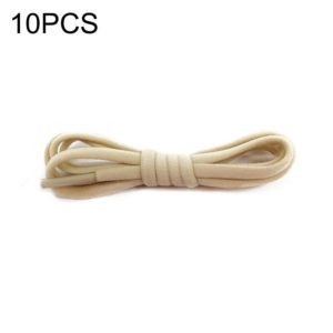 10 PCS Stretch Spandex Non Binding Elastic Shoe Laces (Khaki) (OEM)