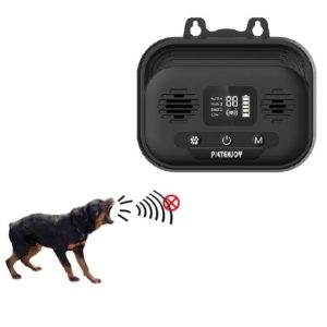Pet Products Ultrasonic Bark Stopper Dog Trainer Indoor And Outdoor Dog Repeller, Specification: Black Smart Edition (OEM)