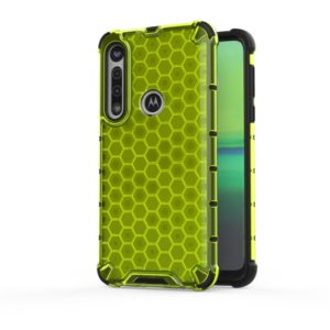 For Motorola Moto G8 Play Shockproof Honeycomb PC + TPU Case(Green) (OEM)