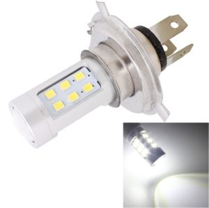 H4 4.2W 630LM White Light 21 LED 2835 SMD Car Headlamp Bulb, Constant Current, DC 12-24V (OEM)
