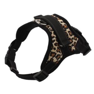 K9 Dog Adjustable Chest Strap, Size: M(Leopard) (OEM)