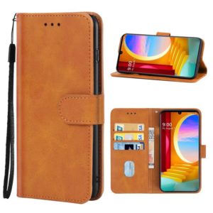Leather Phone Case For LG Velvet 2 Pro(Brown) (OEM)