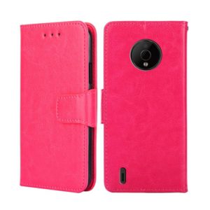 For Nokia C200 Crystal Texture Leather Phone Case(Rose Red) (OEM)