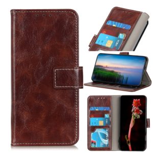 For Vodafone Smart V11 Retro Crazy Horse Texture Horizontal Flip Leather Case with Holder & Card Slots & Photo Frame & Wallet(Brown) (OEM)