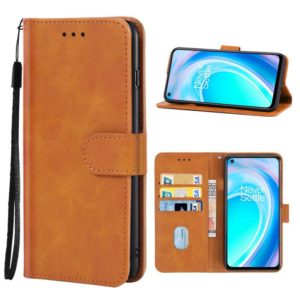 For OnePlus Nord CE 2 Lite 5G Leather Phone Case(Brown) (OEM)