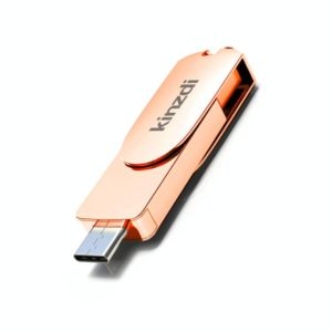 Kinzdi 128GB USB 3.0 + Type-C 3.0 Interface Metal Twister Flash Disk V11 (Rose Gold) (Kinzdi) (OEM)
