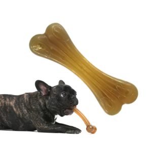 Nylon PU Dog Molar Stick Cleaning Dog Bite Toy, Specification: Small Double Bone (OEM)