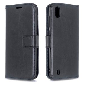 For ZTE Blade A7 2019 Crazy Horse Texture Horizontal Flip Leather Case with Holder & Card Slots & Wallet & Photo Frame(Black) (OEM)