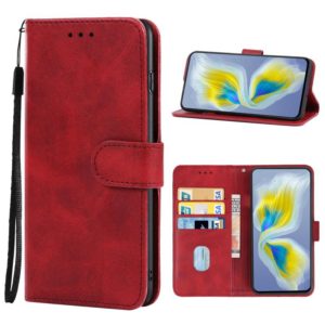 For Tecno Camon 18 Premier Leather Phone Case(Red) (OEM)