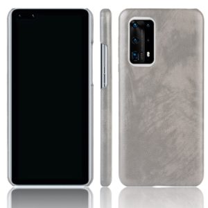 For Huawei P40 Pro+/P40 Pro Plus Shockproof Litchi Texture PC + PU Case(Gray) (OEM)