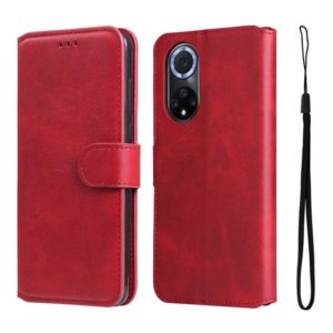 For Honor 50 5G / Huawei Nova 9 JUNSUNMAY Calf Texture Leather Phone Case(Red) (JUNSUNMAY) (OEM)