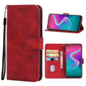 For Tecno A11 Leather Phone Case(Red) (OEM)