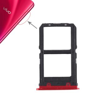 For Vivo X23 2 x SIM Card Tray (Red) (OEM)