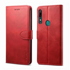 For Huawei Y9 Prime (2019) GUSSIM Business Style Horizontal Flip Leather Case with Holder & Card Slots & Wallet(Red) (GUSSIM) (OEM)